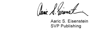 Aaric Eisenstein, SVP Publishing