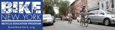 Bike Ed masthead: Savvy Cyclist class photo