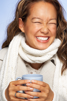 I love my cool hot chocolate!