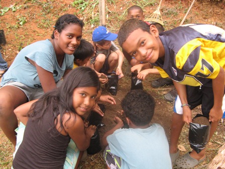 Ecology class preparing the soil.JPG