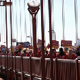 Cal Nurses march across Golden Gate Bridge.gif
